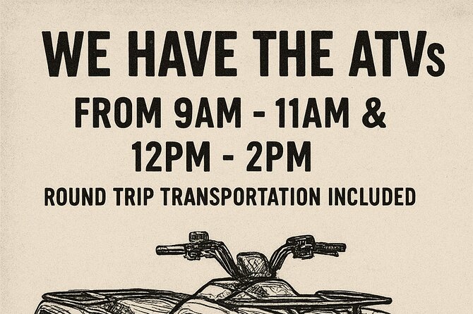 Single ATV Experience: Free Piña Colada + Hacienda Transfer - Getting comfortable on your ATV