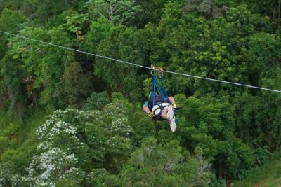 The Beast Zipline at Toroverde Adventure Park in Puerto Rico