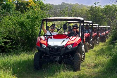 UTV adventure in Naguabo Puerto Rico 50 minutes trip 80 acres