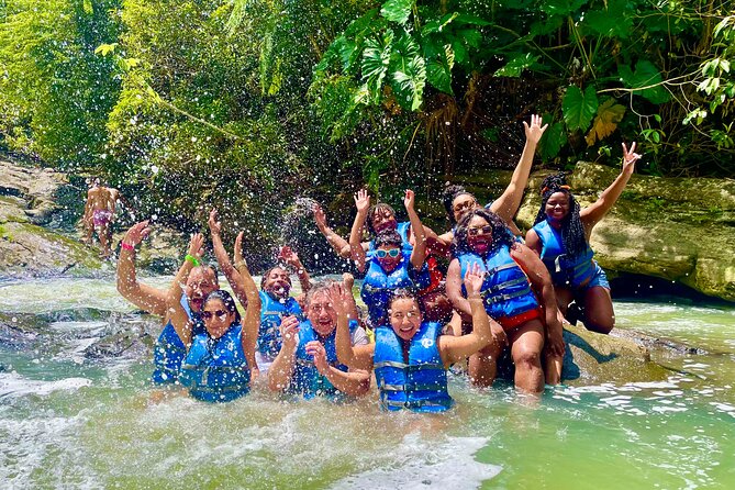 Yunque Rainforest Waterslides Plus Beach Tour - Las Pailas Falls: the adventurous part of the day