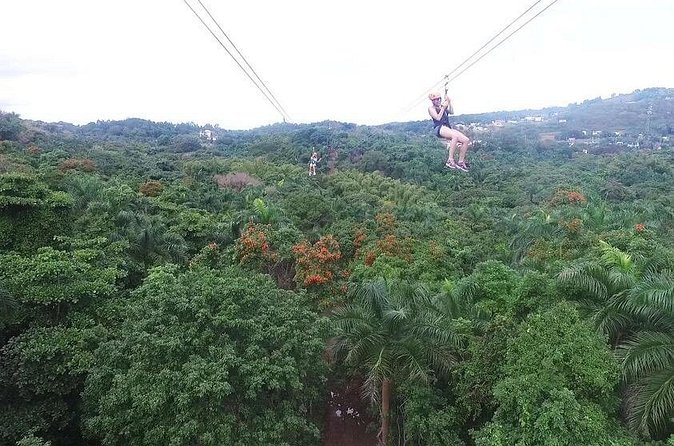 Zipline Canopy Tour with Transport from San Juan - Why lines seven and eight are the payoff